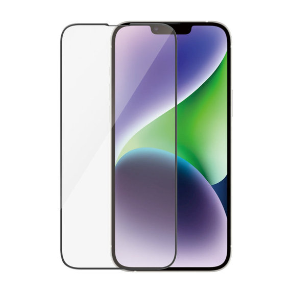 Edzett üveg UWF AB applikátorral iPhone 14 Plus/13 Pro Max készülékhez, Fekete, PanzerGlass