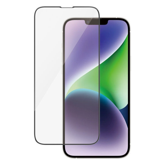 Edzett üveg UWF AB applikátorral iPhone 14 Plus/13 Pro Max készülékhez, Fekete, PanzerGlass