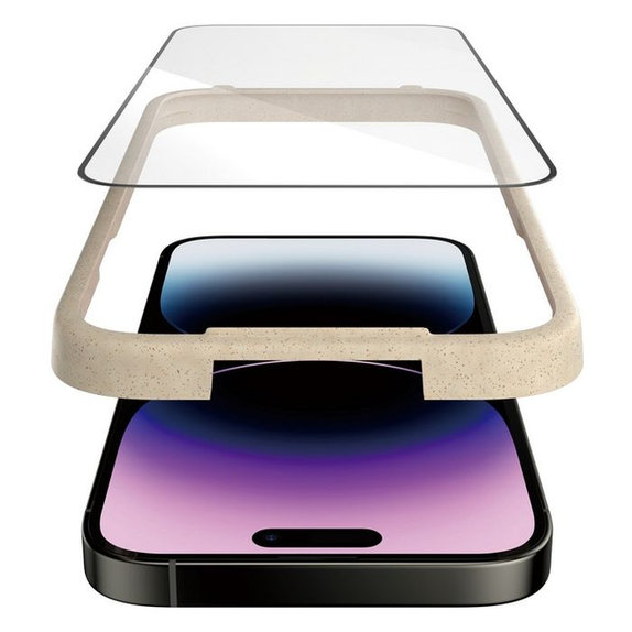 PanzerGlass - Edzett Üveg UWF az applikátorral - iPhone 14 Pro Max, fekete