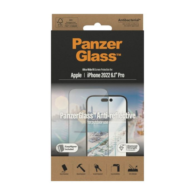 PanzerGlass - Edzett üveg UWF Anti-Reflective AB - iPhone 14 Pro