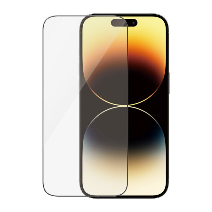 Edzett üveg UWF Anti-Reflective AB applikátorral iPhone 14 Pro készülékhez, Fekete, PanzerGlass
