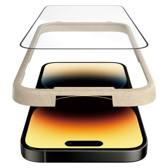 Edzett üveg UWF Anti-Reflective AB applikátorral iPhone 14 Pro készülékhez, Fekete, PanzerGlass