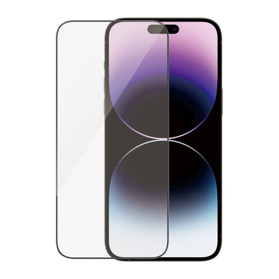 Edzett üveg UWF Anti-Reflective AB applikátorral iPhone 14 Pro Max készülékhez, Fekete, PanzerGlass