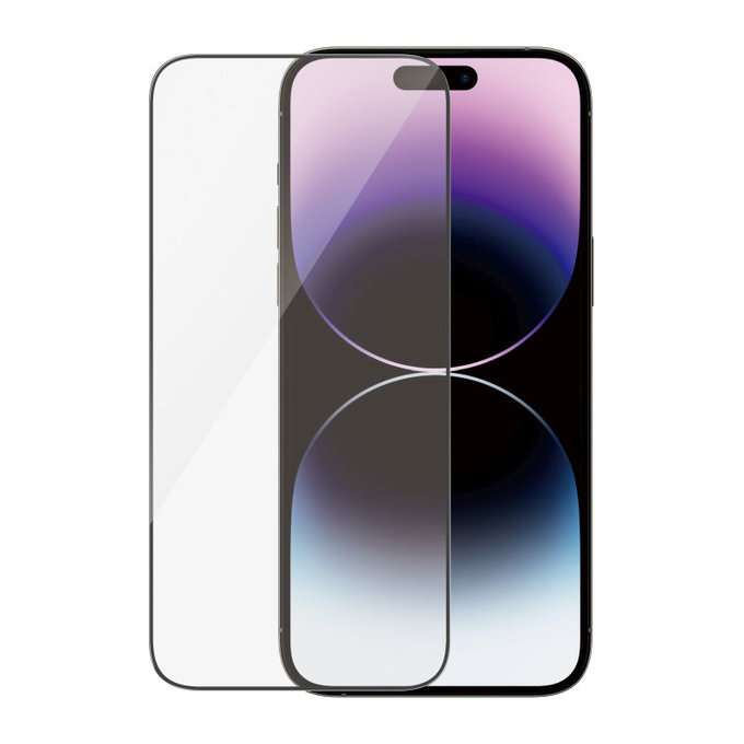 Edzett üveg UWF Anti-Reflective AB applikátorral iPhone 14 Pro Max készülékhez, Fekete, PanzerGlass