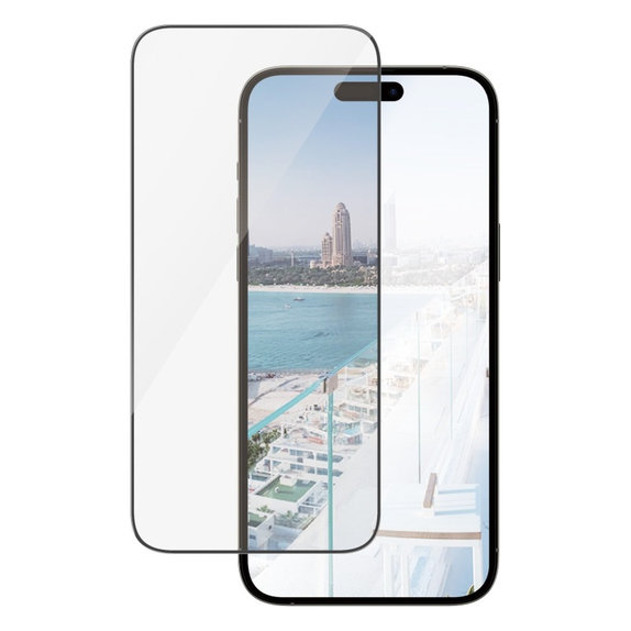 Edzett üveg UWF Anti-Reflective AB applikátorral iPhone 14 Pro Max készülékhez, Fekete, PanzerGlass