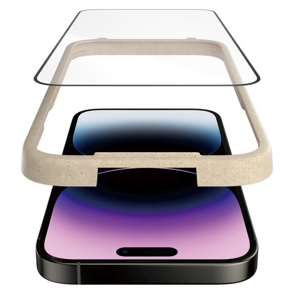Edzett üveg UWF Anti-Reflective AB applikátorral iPhone 14 Pro Max készülékhez, Fekete, PanzerGlass