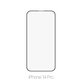 FixPremium FullCover Glass - Edzett üveg - iPhone 14 Pro