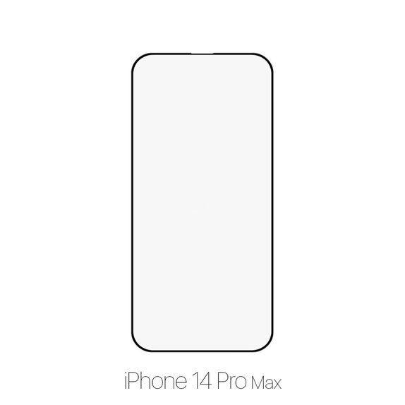 FixPremium FullCover Glass - Edzett üveg - iPhone 14 Pro Max