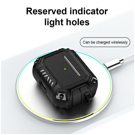 FixPremium - Tok Unbreakable - AirPods Pro, fekete