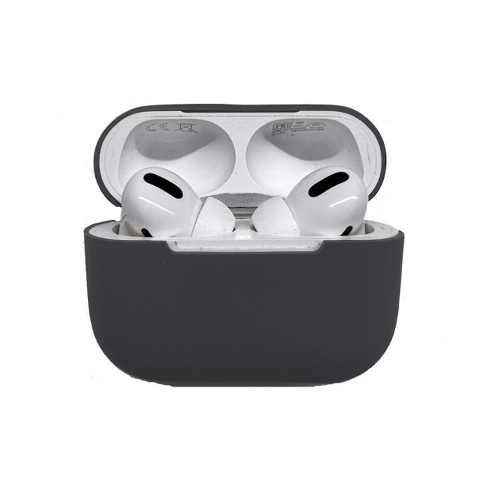 FixPremium - Szilikon Tok - AirPods Pro, space grey
