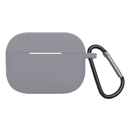 FixPremium - Szilikon Tok Karabinerrel - AirPods Pro, space grey
