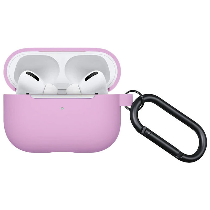 FixPremium - Szilikon Tok - AirPods Pro, lila