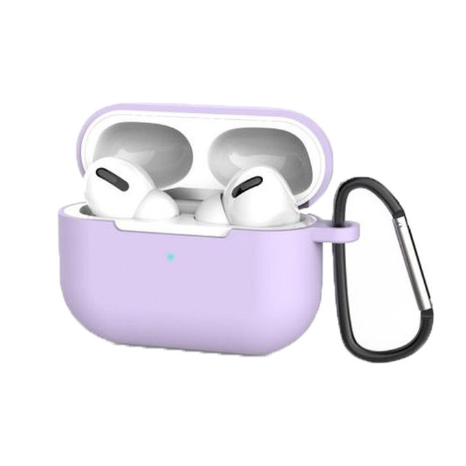 FixPremium - Szilikon Tok - AirPods Pro, lila