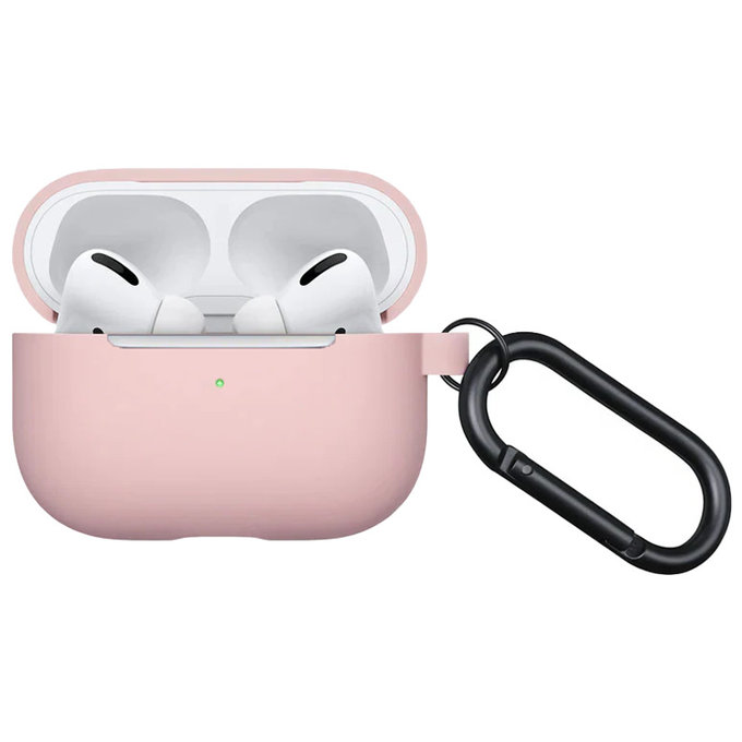 FixPremium - Szilikon Tok - AirPods Pro, rózsaszín