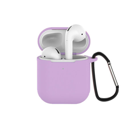 FixPremium - Szilikon Tok - AirPods 1 és 2, lila