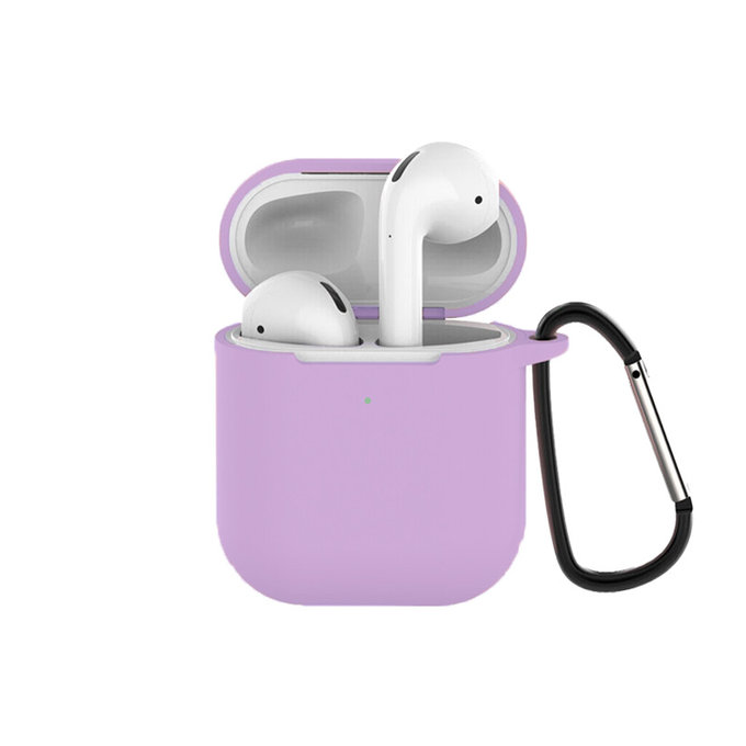 FixPremium - Szilikon Tok - AirPods 1 és 2, lila