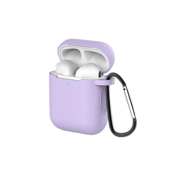 FixPremium - Szilikon Tok - AirPods 1 és 2, lila