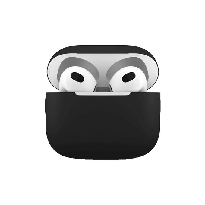 FixPremium - Szilikon Tok - AirPods 3, fekete