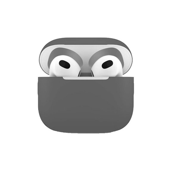 FixPremium - Szilikon Tok - AirPods 3, space grey