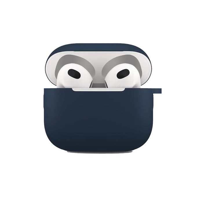 FixPremium - Szilikon Tok Karabinerrel - AirPods 3, kék