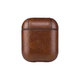 FixPremium - Műbőrből készült tok - AirPods 1 és 2, barna