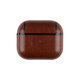 FixPremium - Műbőrből készült tok - AirPods 3, barna