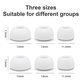 FixPremium - Cserélhető gumiszalagok - AirPods Pro - Készlet 3db (L, M, S), fehér