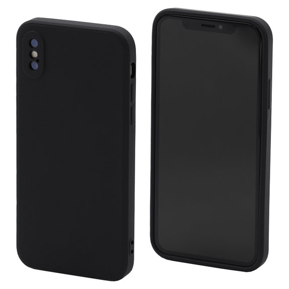 FixPremium - Szilikon Tok - iPhone X és XS, fekete