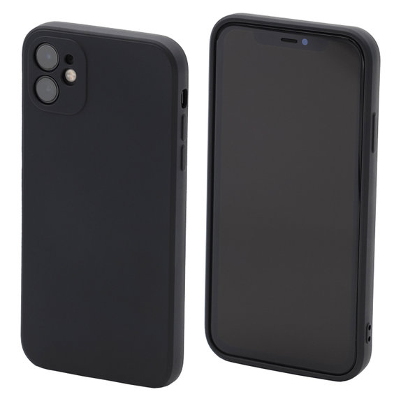 FixPremium - Szilikon Tok - iPhone 11, fekete