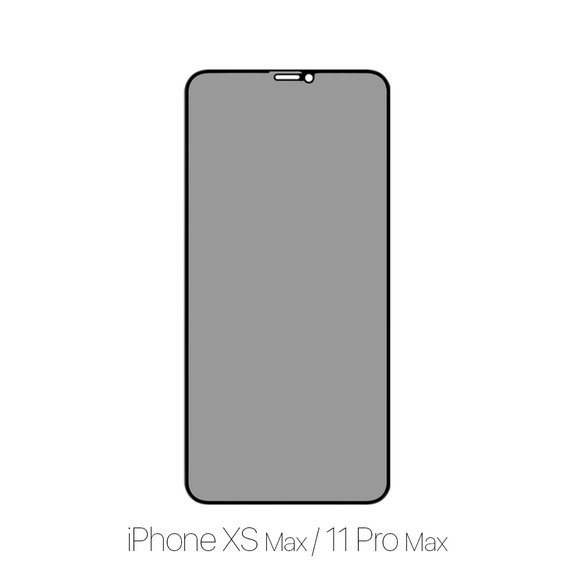 FixPremium Privacy Anti-Spy Glass - Edzett üveg - iPhone XS Max és 11 Pro Max