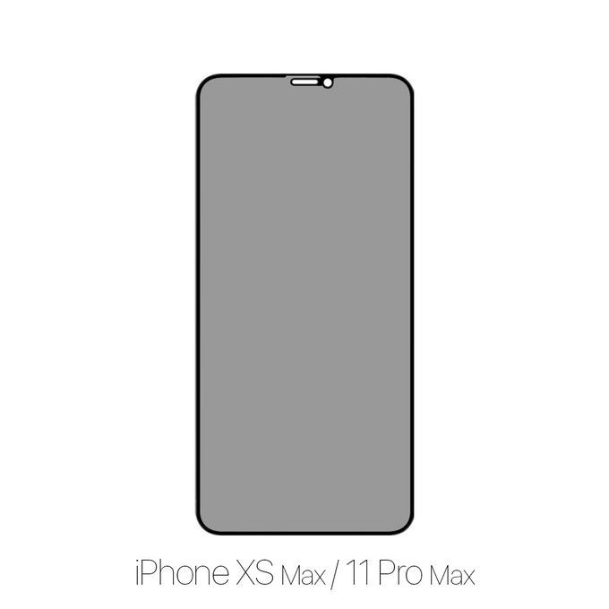 FixPremium Privacy Anti-Spy Glass - Edzett üveg - iPhone XS Max és 11 Pro Max