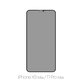 FixPremium Privacy Anti-Spy Glass - Edzett üveg - iPhone XS Max és 11 Pro Max