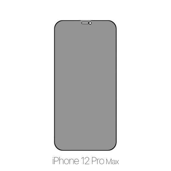 FixPremium Privacy Anti-Spy Glass - Edzett üveg - iPhone 12 Pro Max