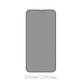 FixPremium Privacy Anti-Spy Glass - Edzett üveg - iPhone 12 Pro Max