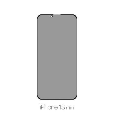 FixPremium Privacy Anti-Spy Glass - Edzett üveg - iPhone 13 mini