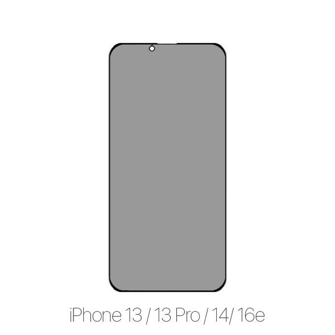 FixPremium Privacy Anti-Spy Glass - Edzett üveg - iPhone 13, 13 Pro, 14 és 16e