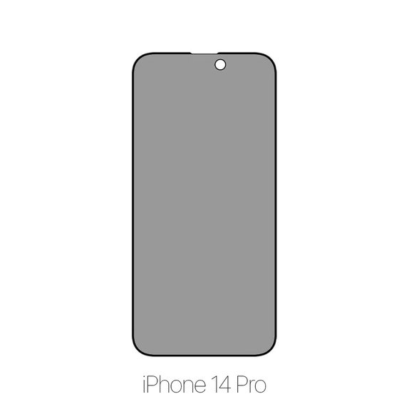 FixPremium Privacy Anti-Spy Glass - Edzett üveg - iPhone 14 Pro