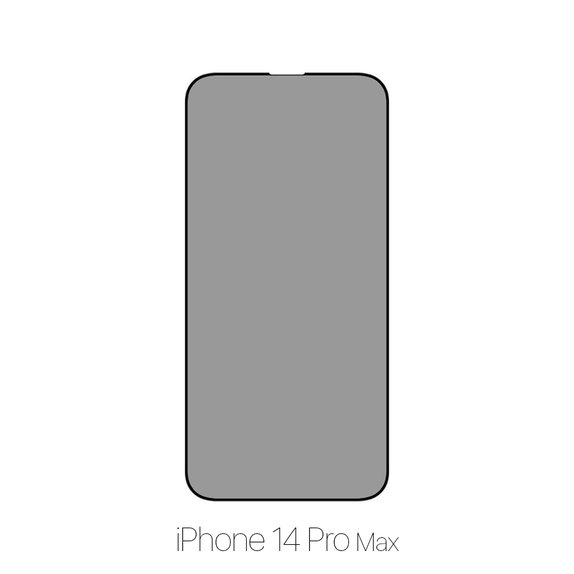 FixPremium Privacy Anti-Spy Glass - Edzett üveg - iPhone 14 Pro Max