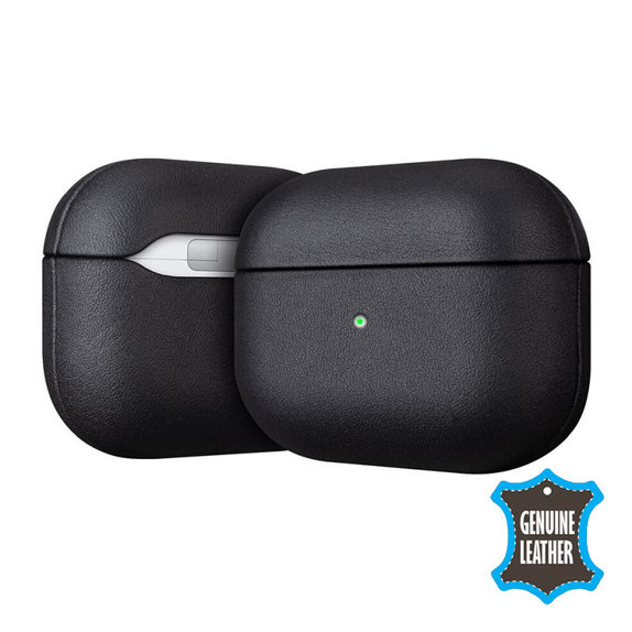 FixPremium - Bőrtok - AirPods 3, fekete