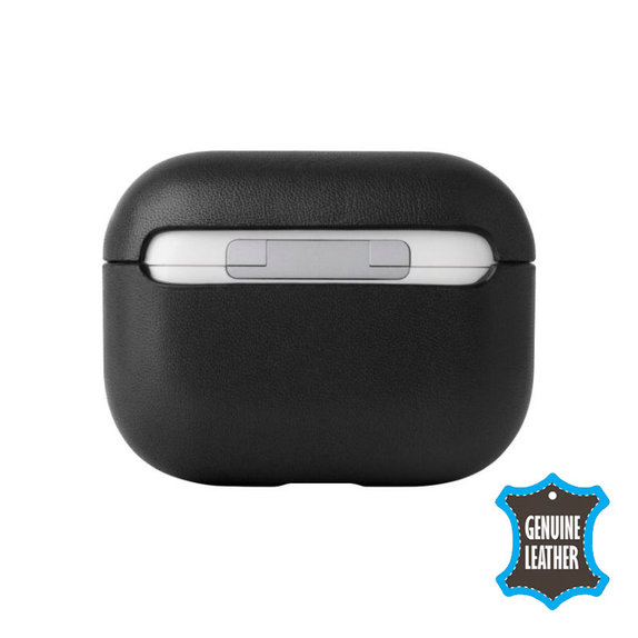 FixPremium - Bőrtok - AirPods 3, fekete