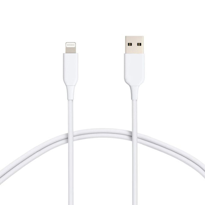 Lightning / USB kábel, 1 m, Apple-kompatibilis, bulk
