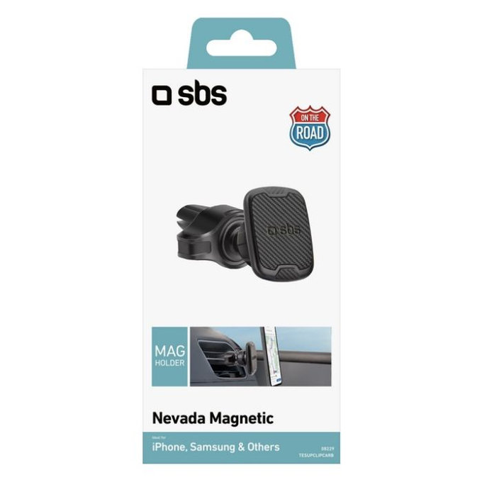 SBS - Nevada Magnetic tartó autóba, hűtőrácshoz, fekete