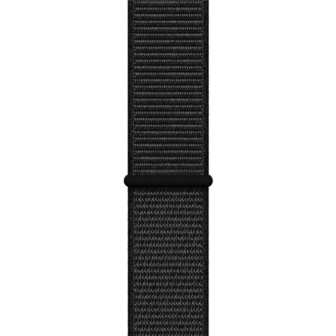 FixPremium - Nylon Szíj - Apple Watch (42, 44, 45 és 49mm), fekete