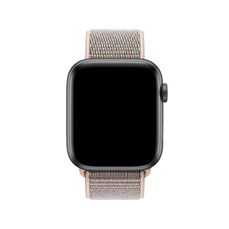 FixPremium - Nylon Szíj - Apple Watch (42, 44, 45 és 49mm), rózsaszín