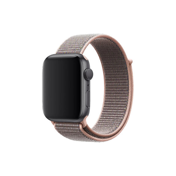 FixPremium - Nylon Szíj - Apple Watch (42, 44, 45 és 49mm), rózsaszín