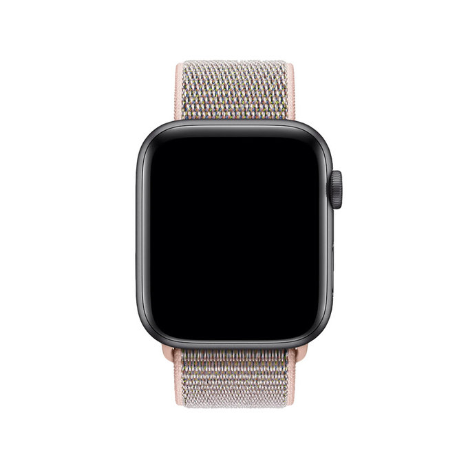 FixPremium - Nylon Szíj - Apple Watch (38, 40 és 41mm), rózsaszín