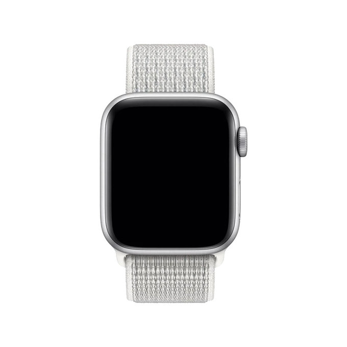 FixPremium - Nylon Szíj - Apple Watch (42, 44, 45 és 49mm), fehér