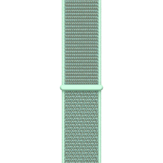 FixPremium - Nylon Szíj - Apple Watch (42, 44, 45 és 49mm), türkiz