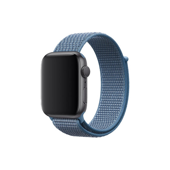 FixPremium - Nylon Szíj - Apple Watch (42, 44, 45 és 49mm), kék