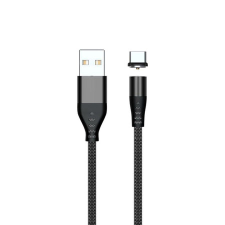 FixPremium - USB-C / USB Mágneses Kábel (2m), fekete
